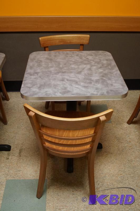lot 26 image: Table and chairs