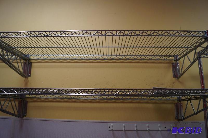 lot 59 image: wire shelves