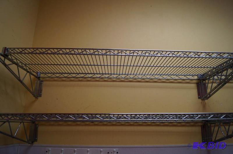 lot 60 image: wire shelves
