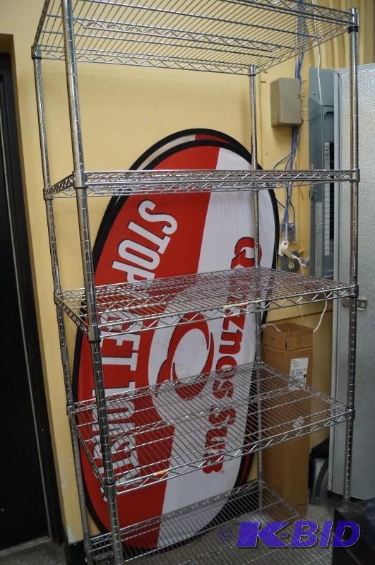 lot 69 image: wire storage shelf