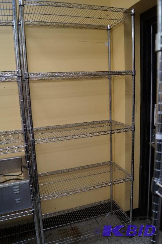 lot 70 image: wire storage shelf