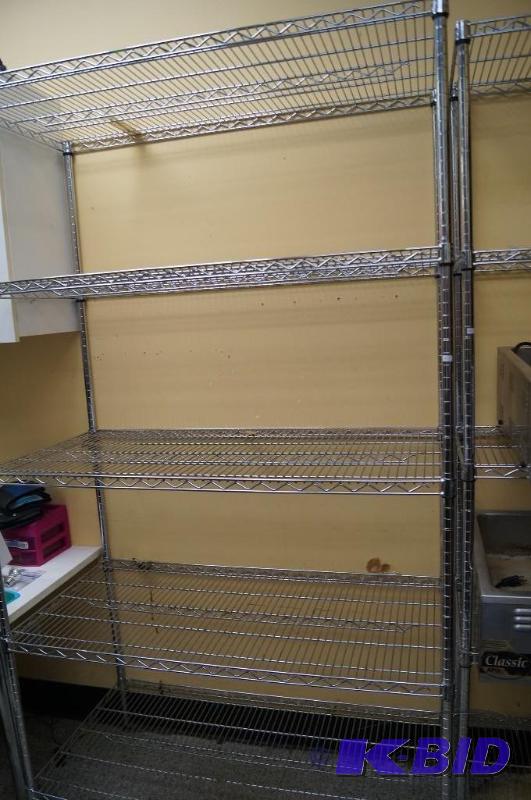 lot 71 image: wire storage shelf