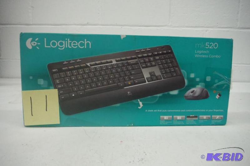 lot 11 image: Logitech Wireless Combo Mk520 With Keyboard and Mouse