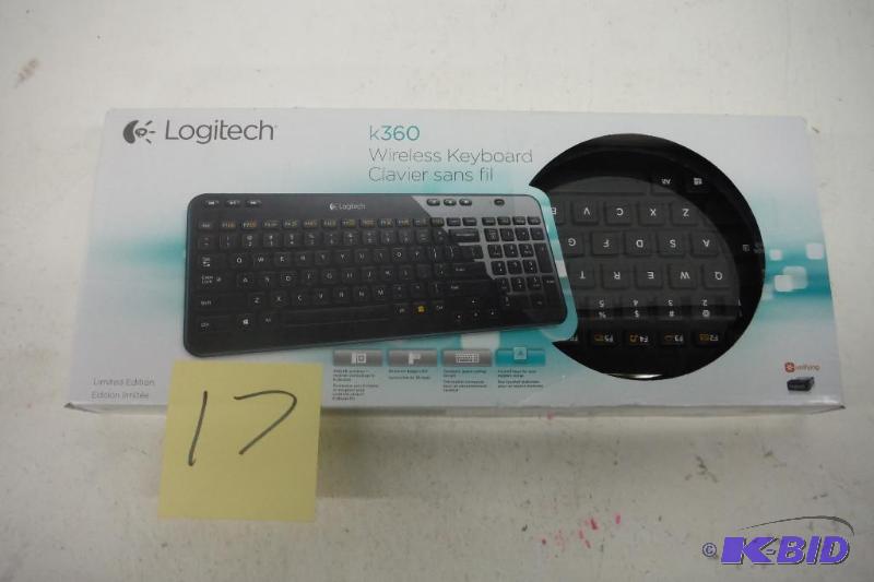 lot 17 image: Logitech Wireless Keyboard K360 (920-004088) 