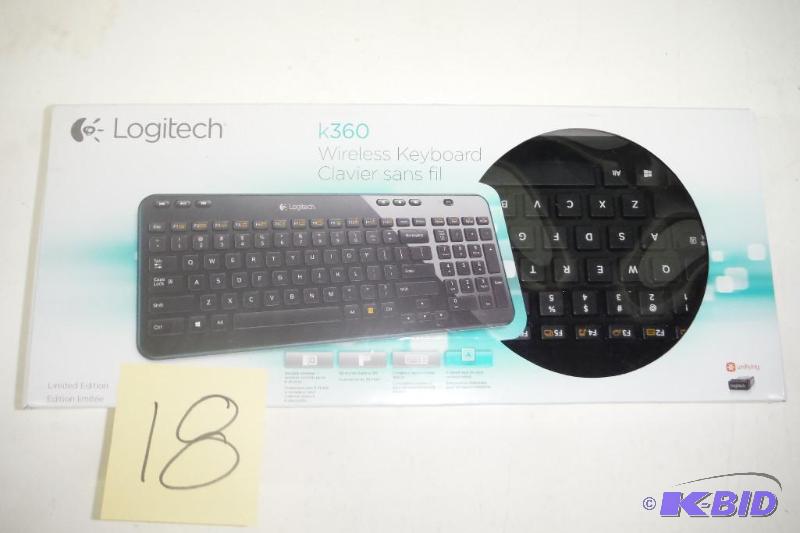 lot 18 image: Logitech Wireless Keyboard K360 (920-004088) 