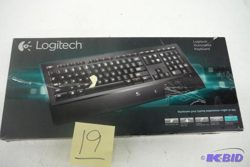 lot 19 image: Logitech Illuminated Keyboard K740