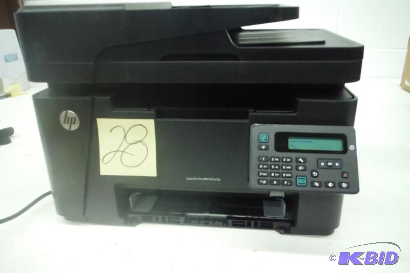 lot 28 image: HP M127FW Wireless Monochrome Laserjet Printer with Scanner and Copier