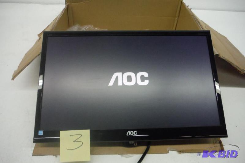 lot 3 image: AOC 21.5 1920x1080 widescreen LED Monitor e2250swdn
