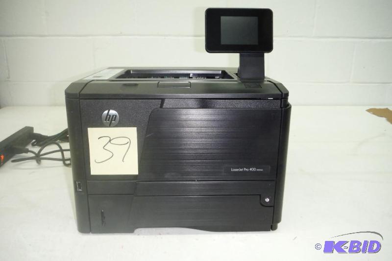 lot 39 image: HP LaserJet Pro 400 M401n Monochrome Printer (CZ195A)