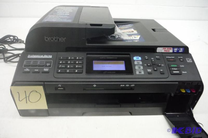 lot 40 image: Brother MFC5895CW Wireless Color Photo Printer with Scanner, Copier and Fax