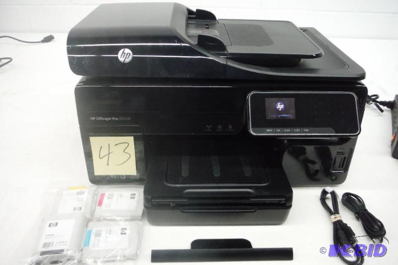 lot 43 image: HP Officejet Pro 8600 e-All-in-One Wireless Color Printer with Scanner, Copier & Fax