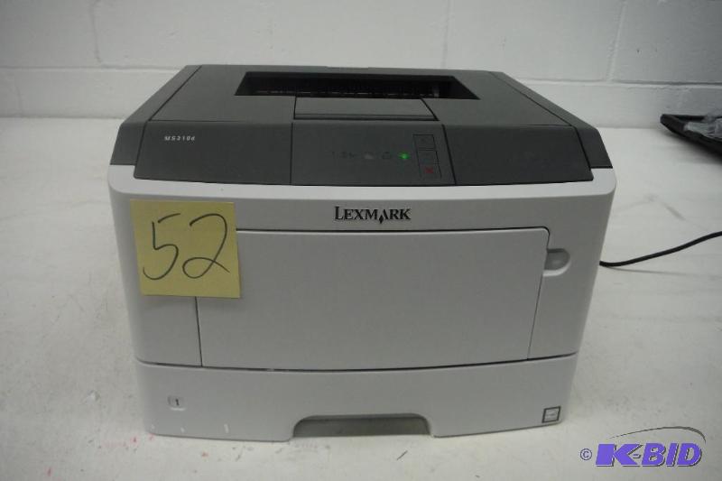lot 52 image: Lexmark MS310dn Mono Laser Printer