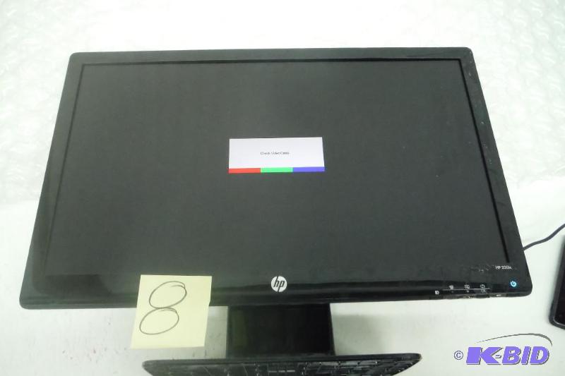 lot 8 image: HP Pavilion 2311x 23 1080p LED LCD Monitor 1920x1080  DVI-HDMI VGA