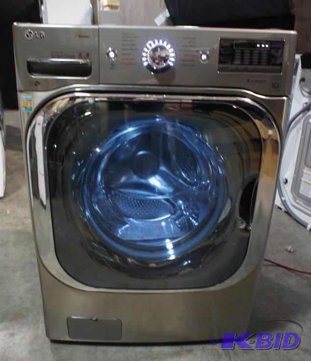 lot 10 image: New LG Washer - Model # (WM8000HVA) - TurboWa...