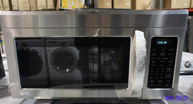 lot 13 image: New LG Microwave Model # (LMV1813ST) - MSRP $...