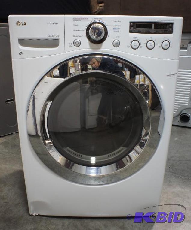 lot 9 image: New LG Dryer Model # (DLEX3250W) - MSRP $899....