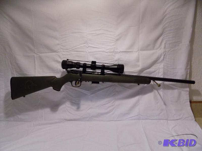 lot 3 image: Savage .17HMR Ducks Unlimited Edition