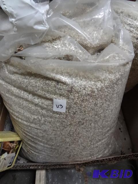 lot 113 image: New bag of approximately 50 pounds safflower ...