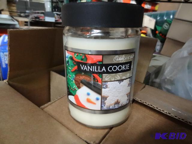 lot 14 image: New box of 4 candle Lite candle in a jar. 16 ...