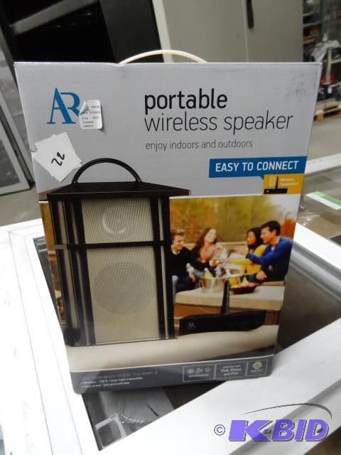 lot 22 image: New Acoustic Research brand portable wireless...