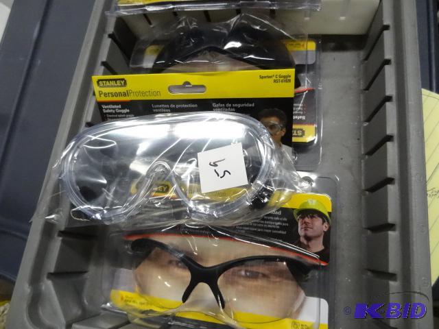 lot 59 image: New 3 piece Stanley brand personal eye protec...