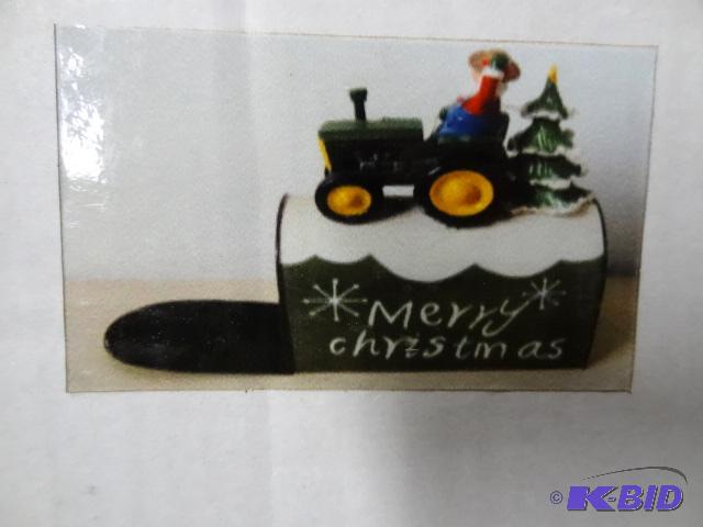 lot 6 image: New in box Santas forest Merry Christmas post...