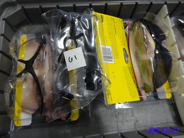 lot 61 image: New 3 piece Stanley brand personal eye protec...