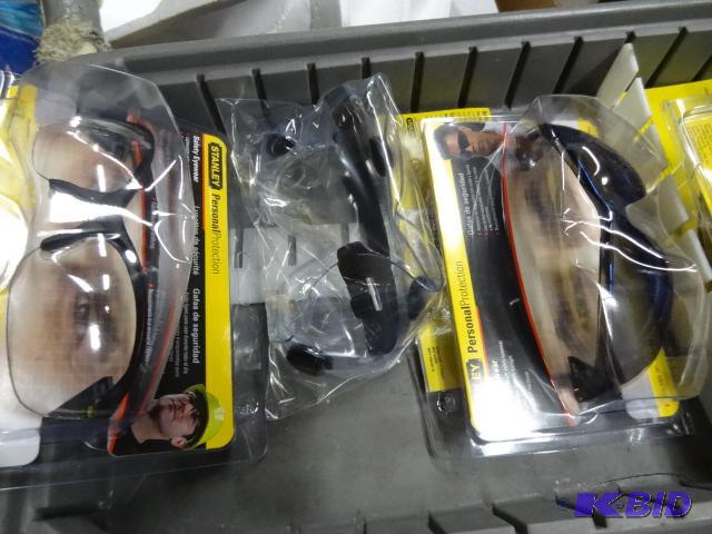 lot 63 image: New 3 piece Stanley brand personal eye protec...