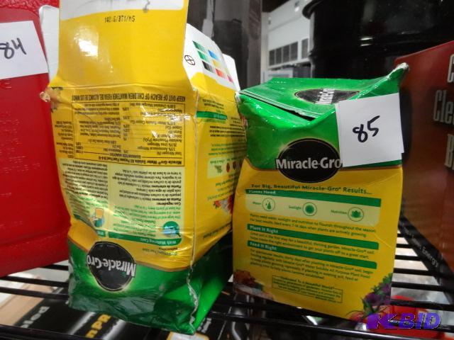lot 85 image: New qty 2 boxes of a miracle grow all purpose...