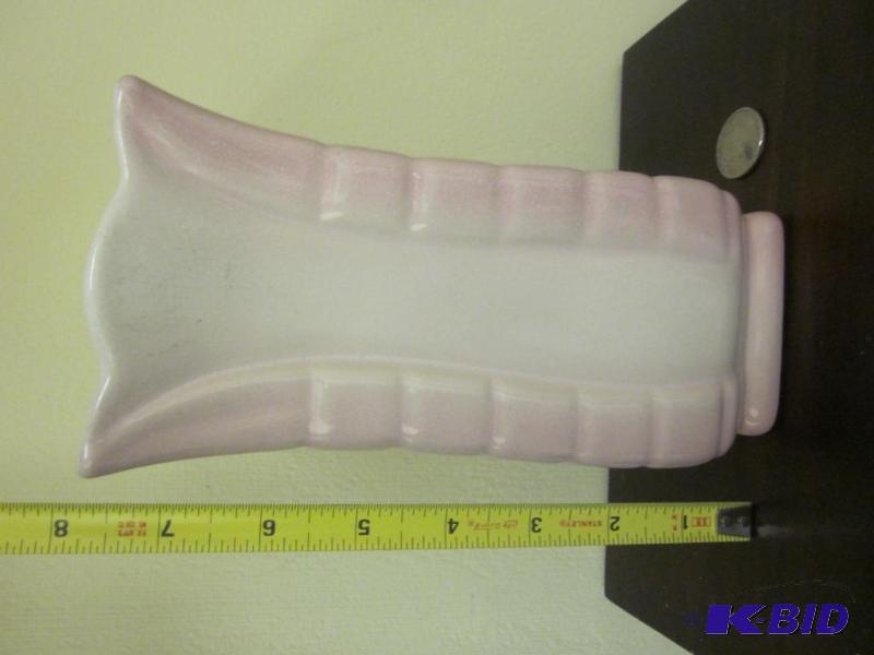 lot 37 image: 8 inch rare decorative vase only, has been re...