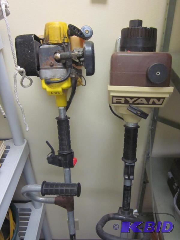 lot 66 image: Pair of gas powered weed whips, untested.&nbs...