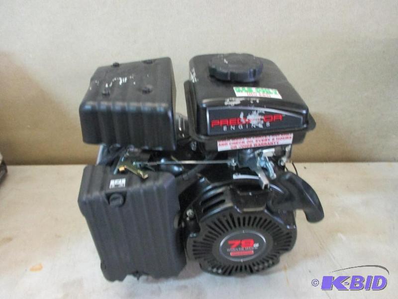Predator 79 horizontal shaft motor, pulls ove...