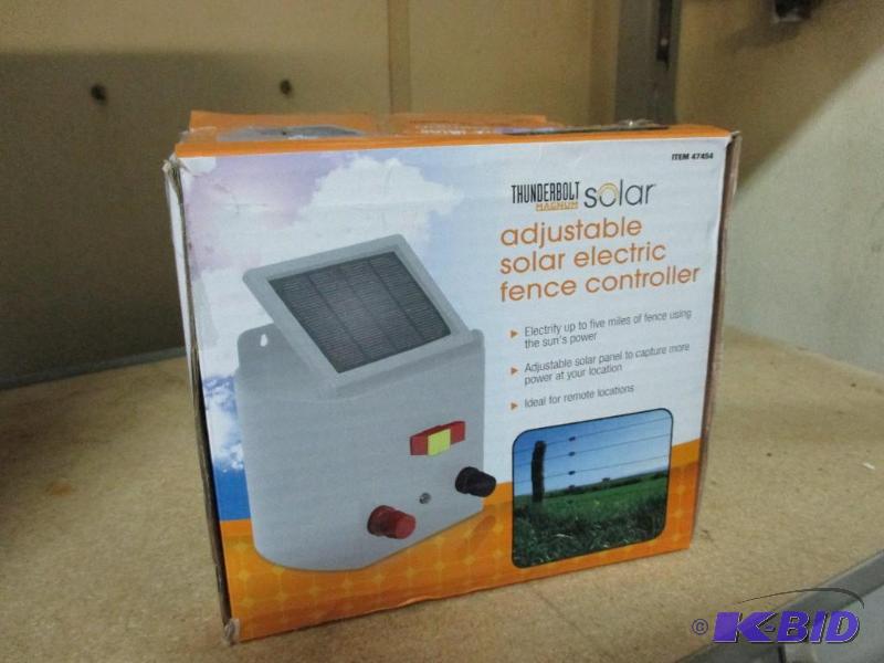 Solar fence controller...