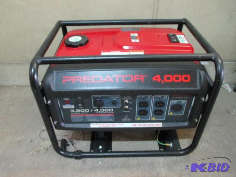 Predator 4000 watt generator, bad recoil...