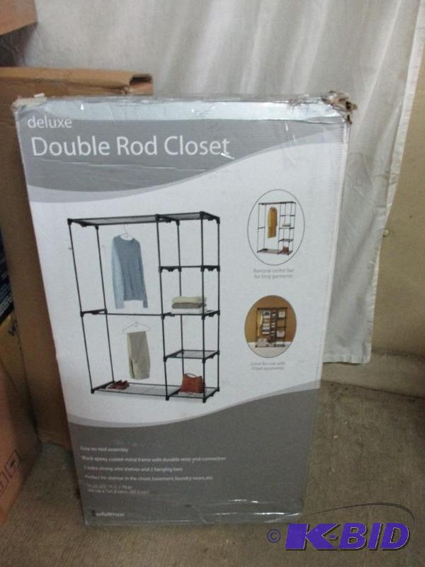 double rod closet...