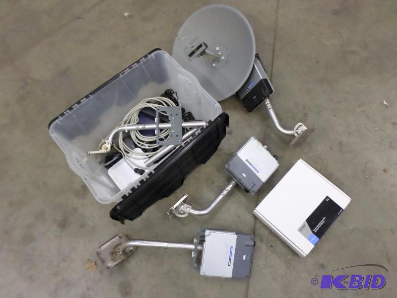lot 103 image: Lot Of LinkSys Wi-Fi Internet Routers & A...