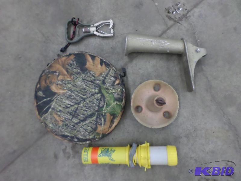 lot 122 image: Lot Of (1) Marker Bouy, (1) Boat Anchor, (1)...