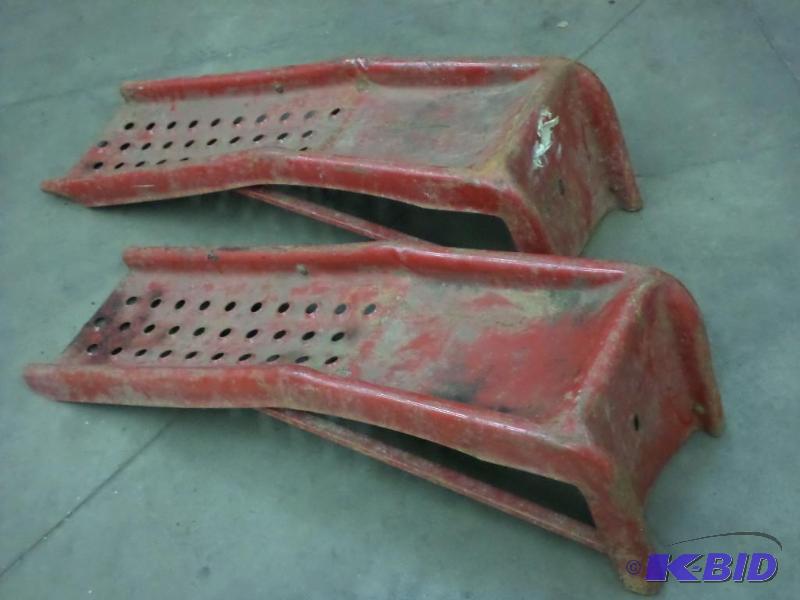 lot 55 image: Set Of Steel Car Ramps...