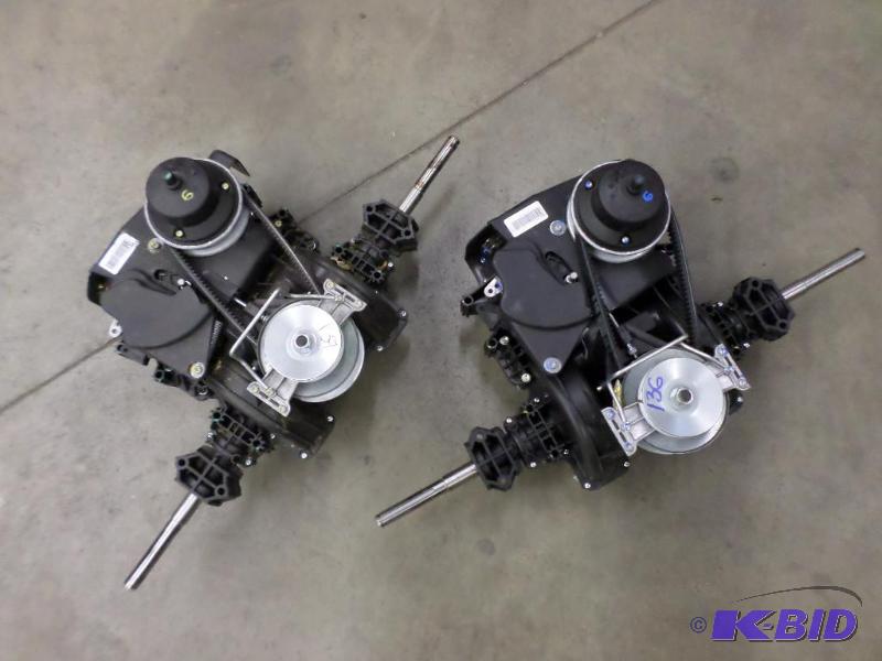 lot 8 image: (1) New & (1) Used Lawn Mower Transmissio...