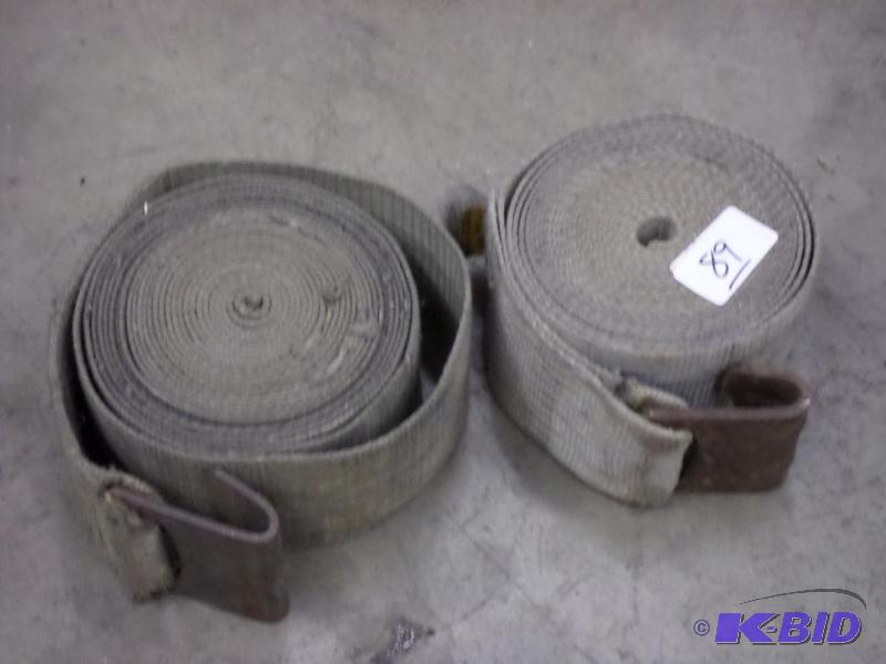 lot 89 image: (2) Semi Load Straps...