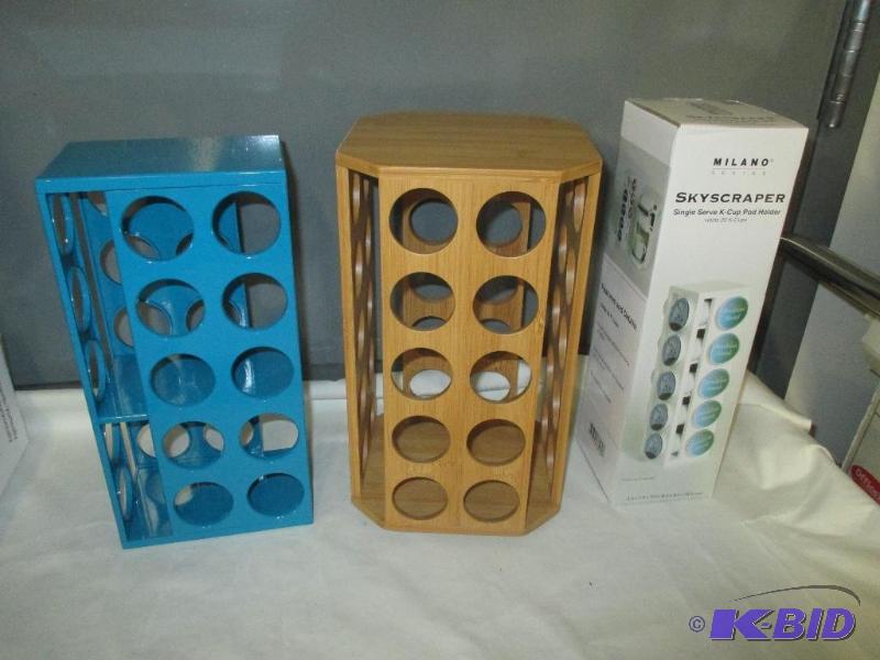 Single serve coffee pot holders