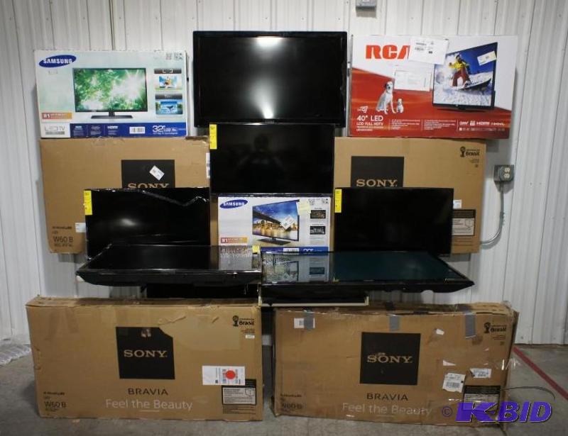 Large T.V. Lot - All T.V.s either do not powe...