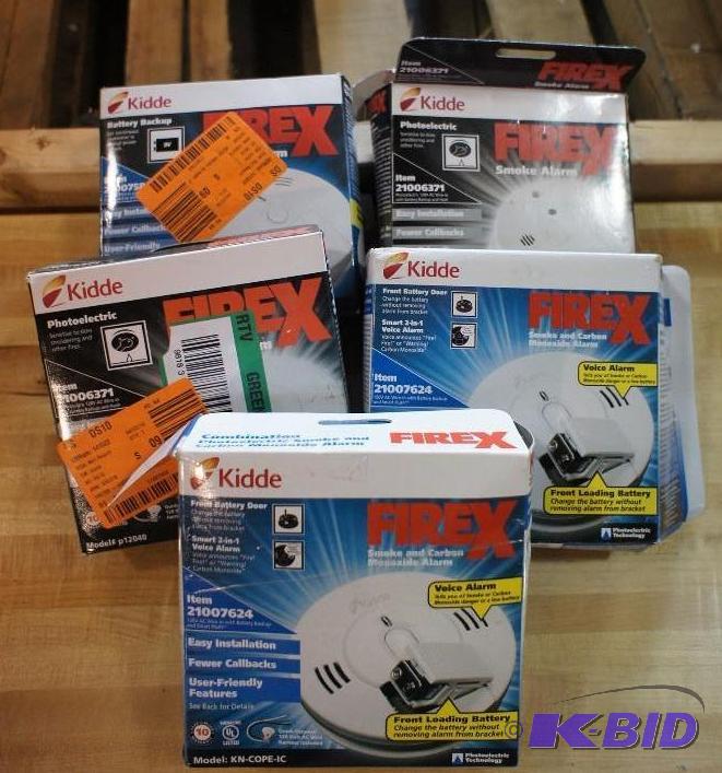 Lot of Kidde Brand&nbspSmoke &amp Carbon Mo...