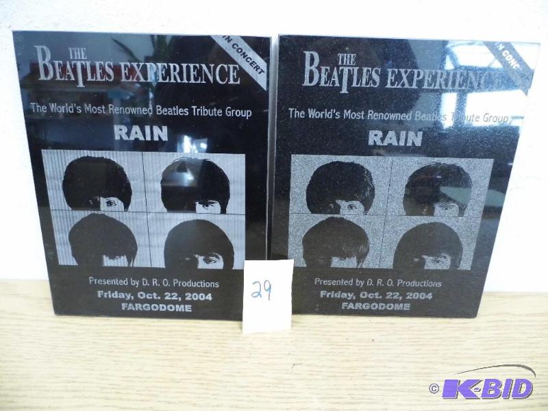 2 Beatles Experience Etched Granite