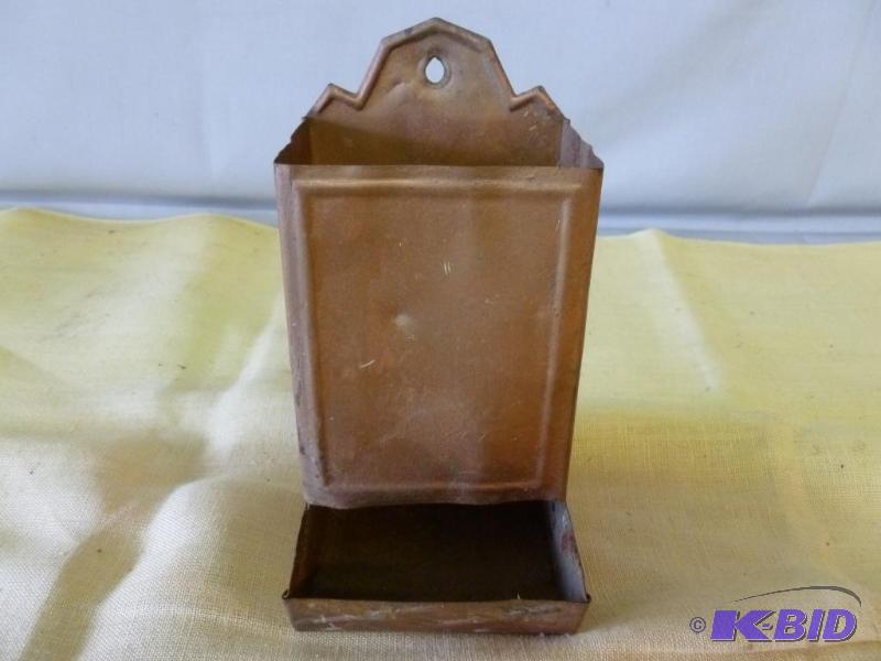 lot 127 image: Vintage metal match chimney....
