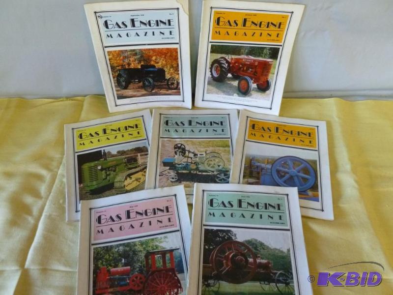 lot 178 image: Lot of seven 1989 Gas Engine collector tracto...
