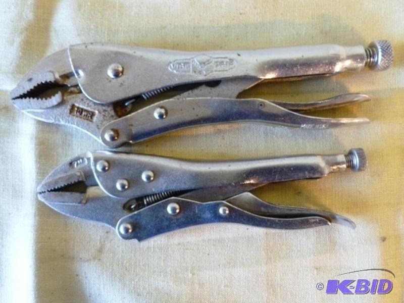 lot 232 image: This lot consists of a Vise Grip wrench that ...