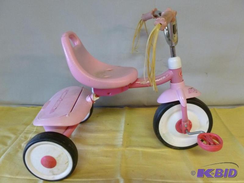 lot 238 image: Radio Flyer pink toddler trike....