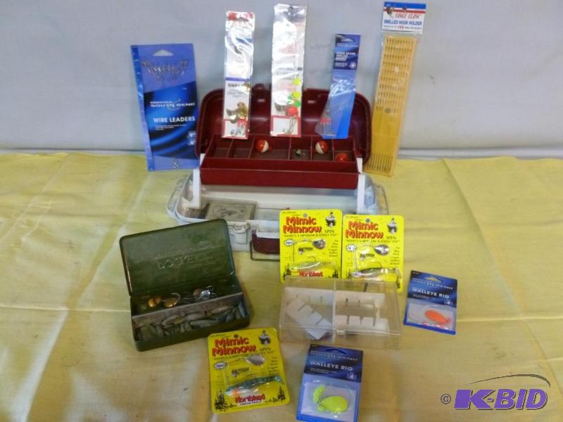 lot 254 image: Large lot of brand new fishing tackle and a P...