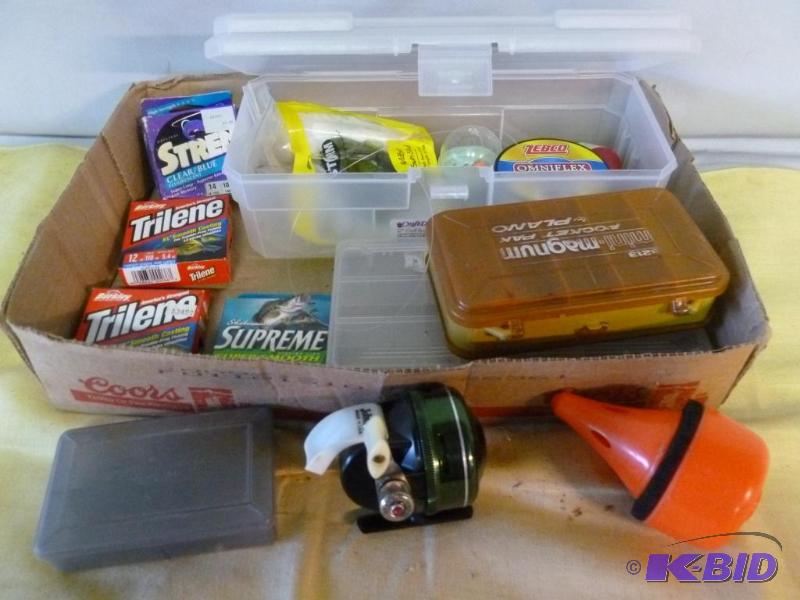 lot 258 image: Large lot of good fishing and related items....